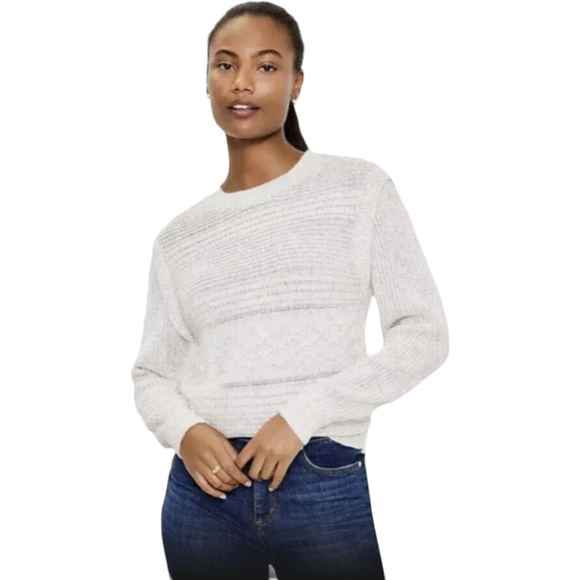 Loft Grayish with Blue hints Sweater - Picture 2 of 11